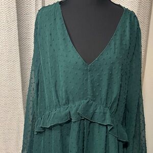 Koyocin Green Dress nwt 2x